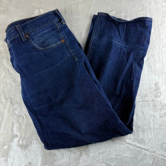 Levi's 501 Jeans Men's 38x32 Medium Wash Blue Straight Leg Casual / Workwear - Picture 1 of 9